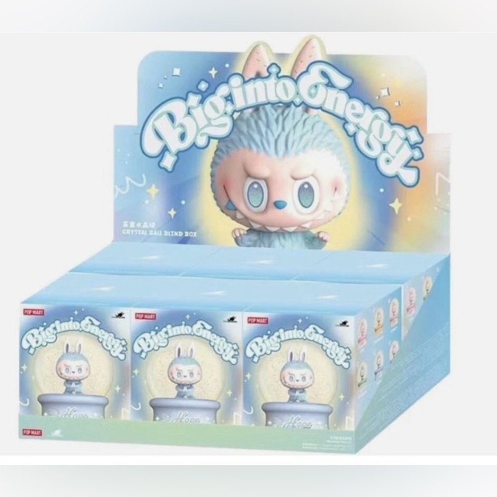 Discontinued Pop Mart BIG INTO ENERGY CRYSTAL SNOW GLOBE
